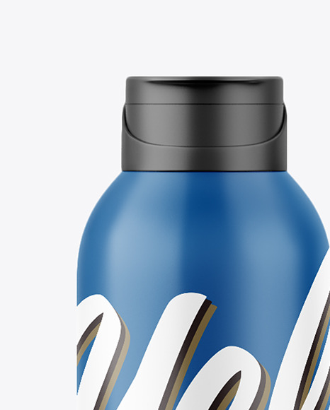 Matte Shampoo Bottle Mockup