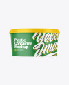 Matte Plastic Container Mockup