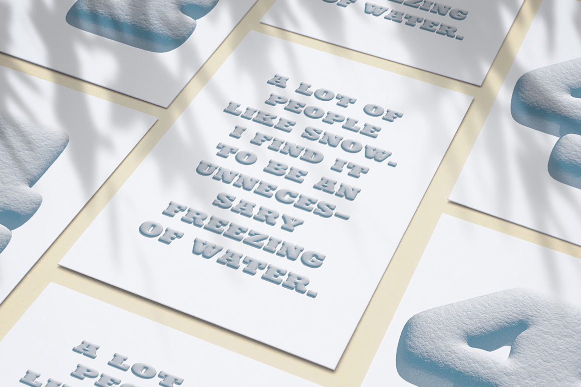 Snowball Font Snowball Font