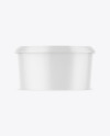 Glossy Plastic Container Mockup