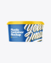 Glossy Plastic Container Mockup