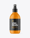 Matte Spray Bottle Mockup