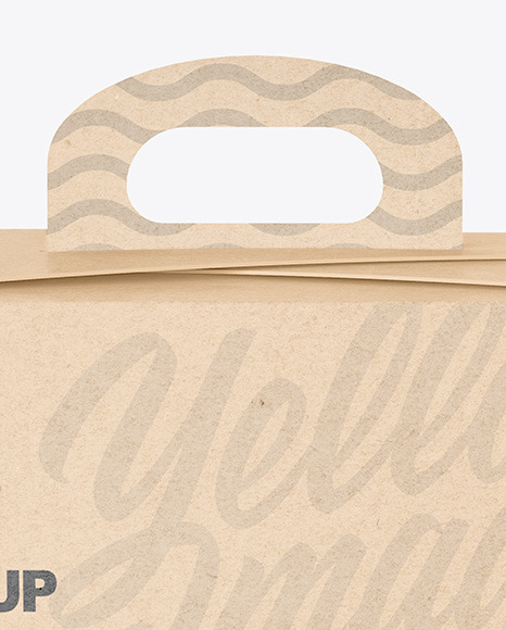 Kraft Paper Box Mockup