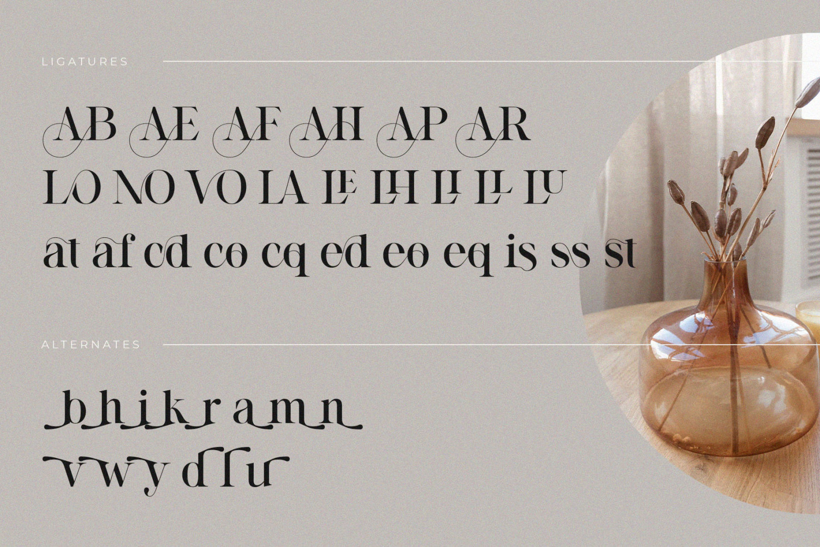 Arlita – Unique Ligature Font