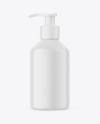 Matte Bottle with Pump Mockup Matte Bottle with Pump Mockup