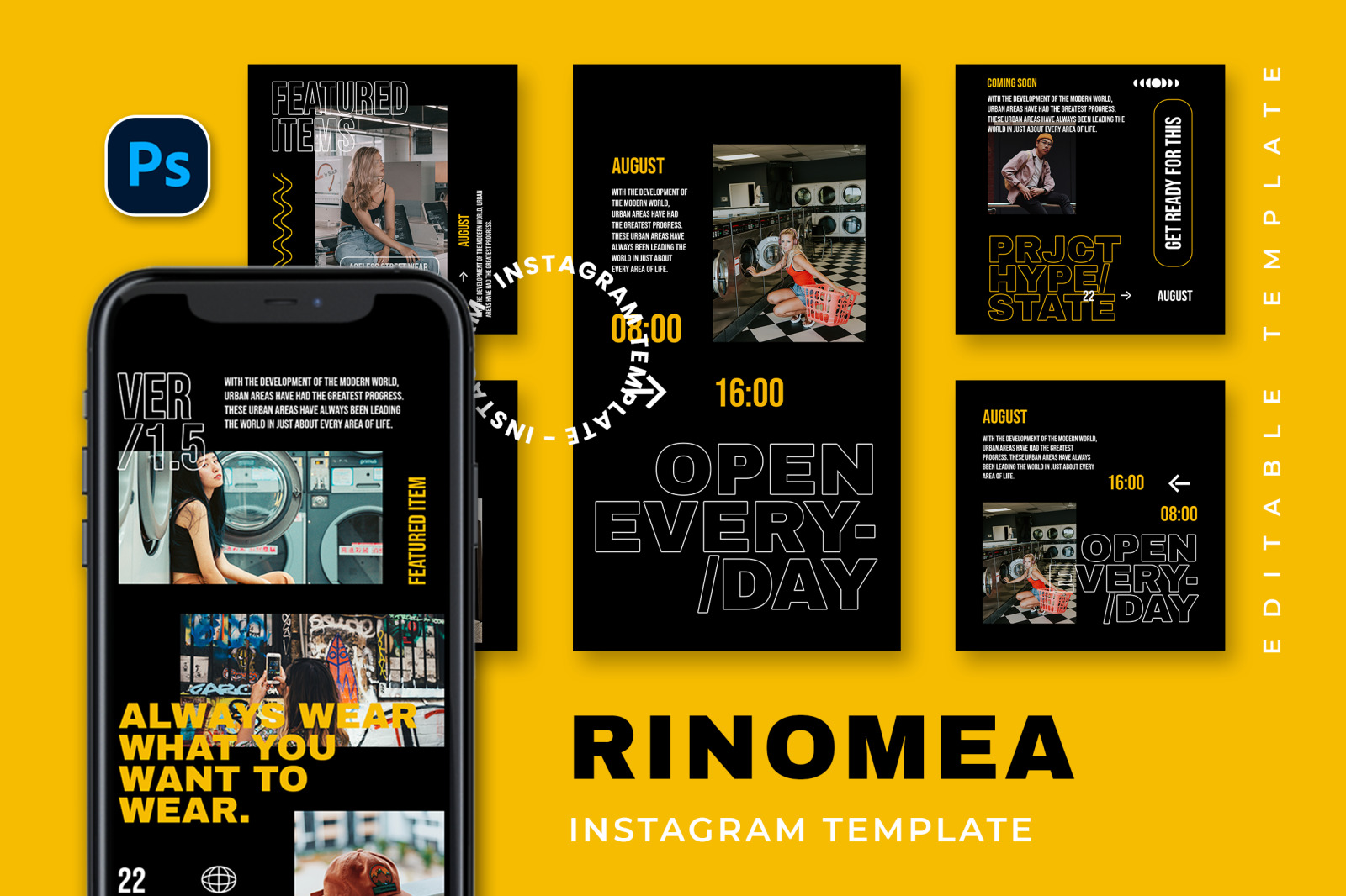 Rinomea Instagram Template Rinomea Instagram Template