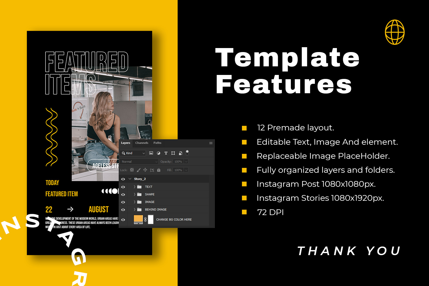 Rinomea Instagram Template Rinomea Instagram Template