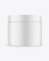 Matte Cosmetic Jar Mockup