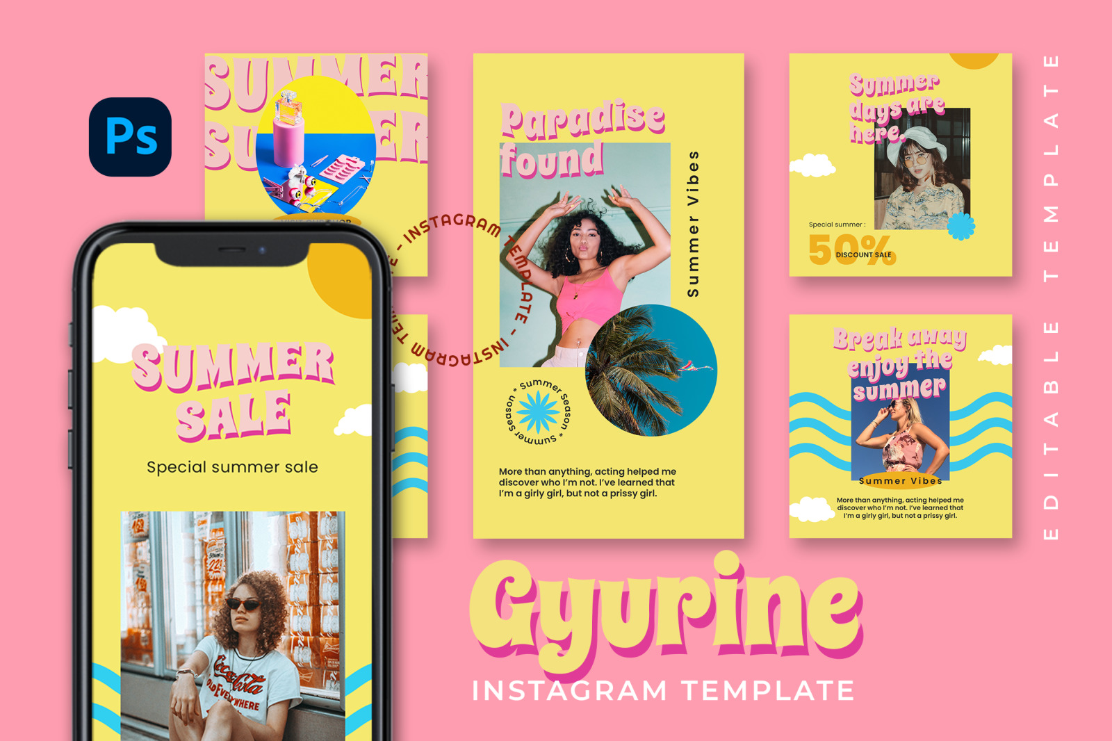 Gyurine Instagram Template