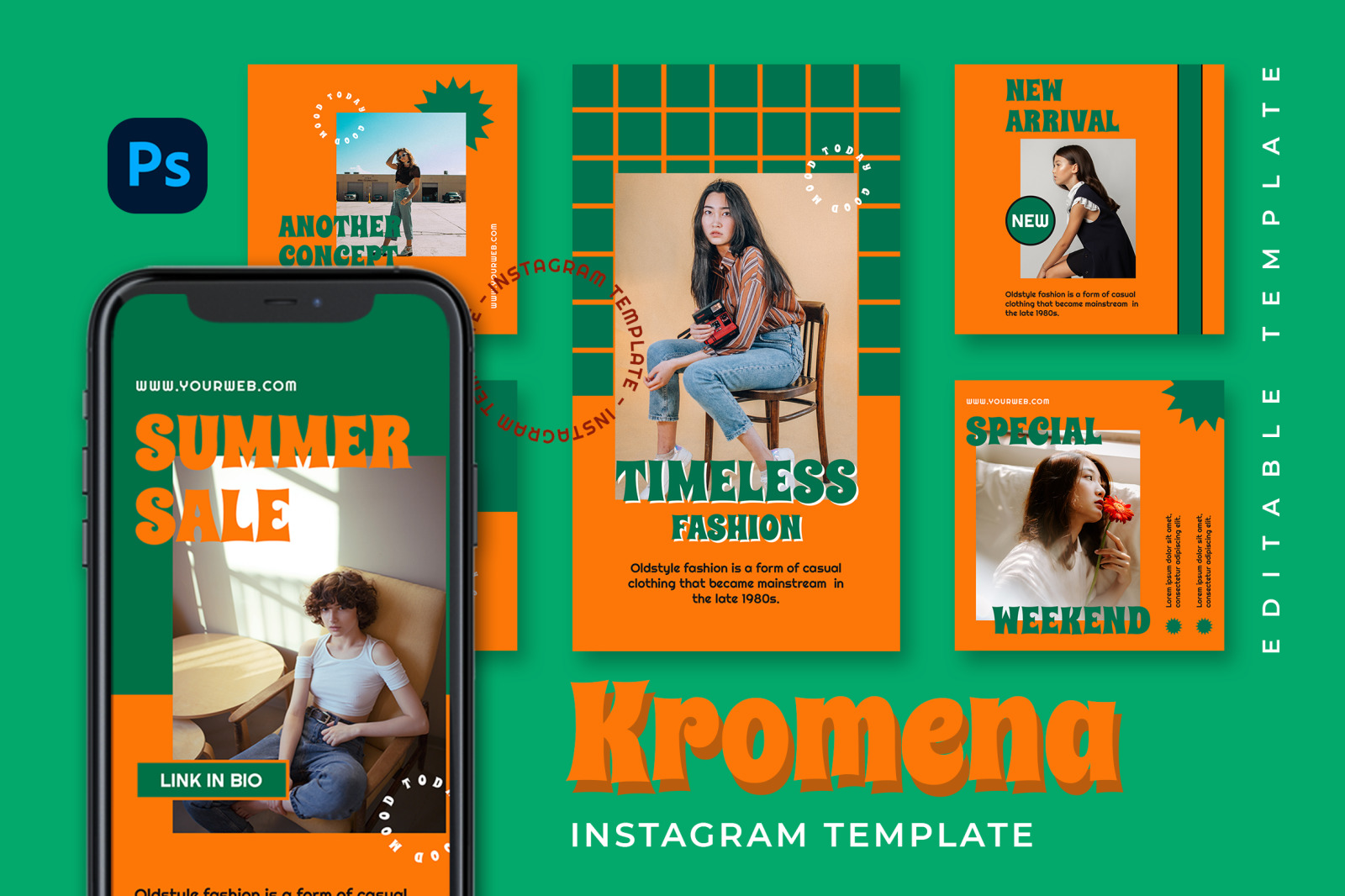 Kromena Instagram Template