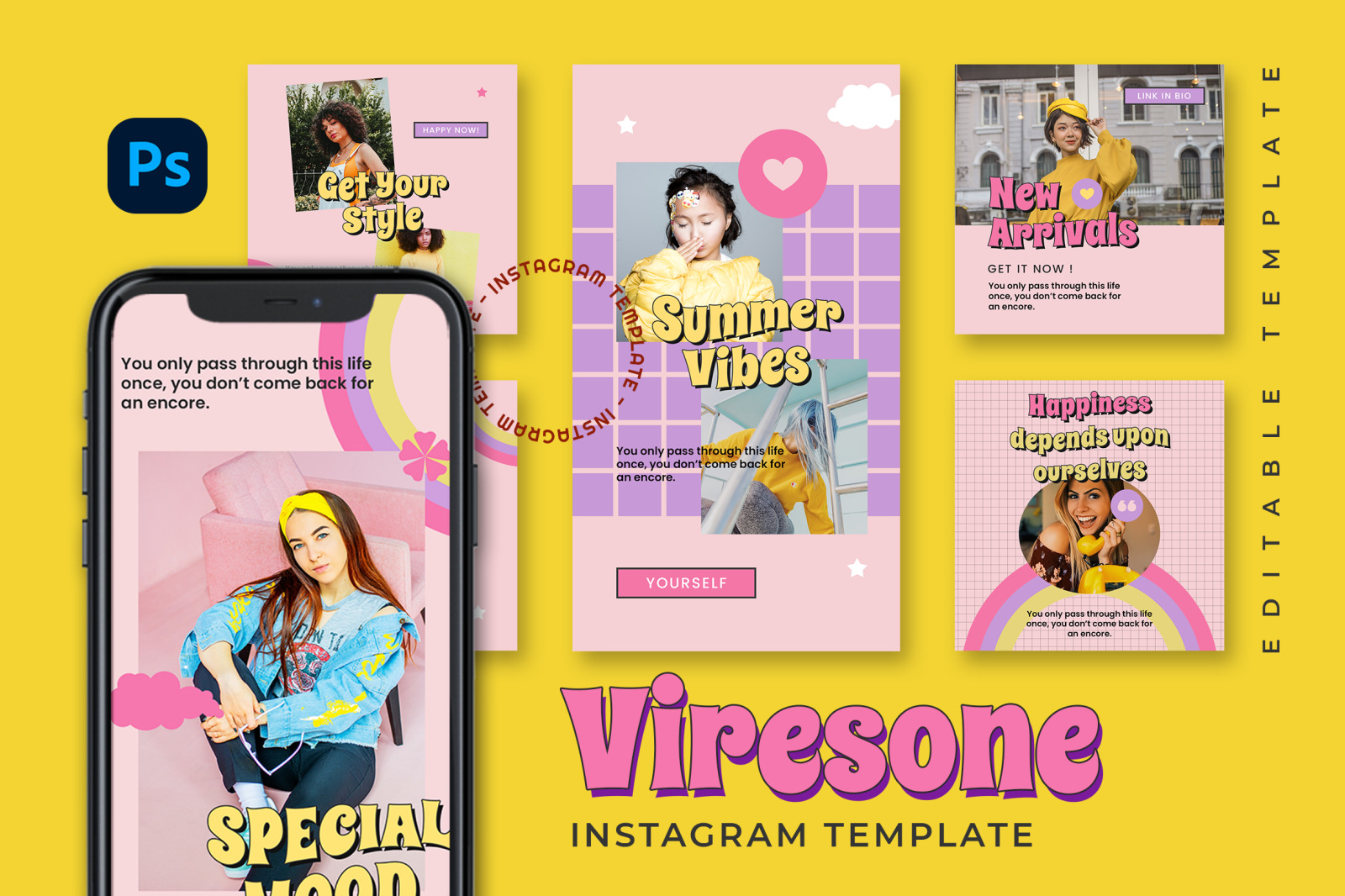 Viresone Instagram Template