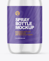 Clear Spray Bottle Mockup