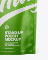 Matte Stand Up Pouch W/ Zipper Mockup