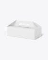 Paper Box w/ Handle Mockup