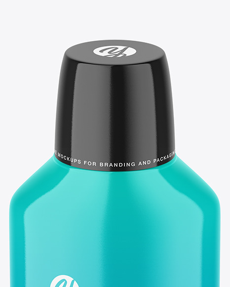 Glossy Cosmetic Bottle Mockup