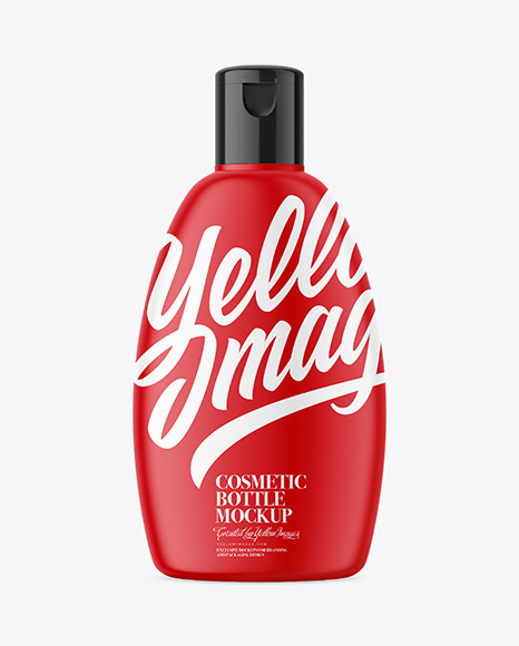 Plastic Shampoo Bottle Mockup