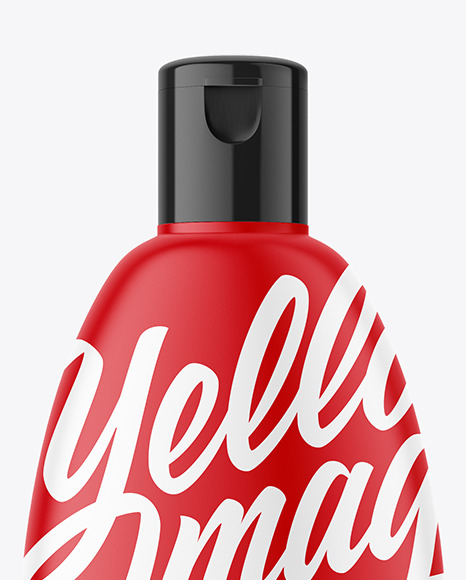 Plastic Shampoo Bottle Mockup