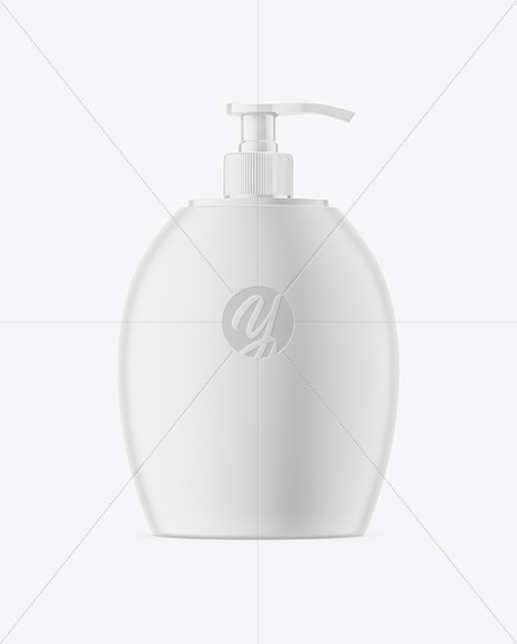 Plastic Shampoo Bottle Mockup