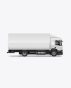 Box Truck Mockup - Side View