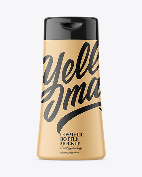 Plastic Shampoo Bottle Mockup