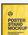 Poster Stand Mockup