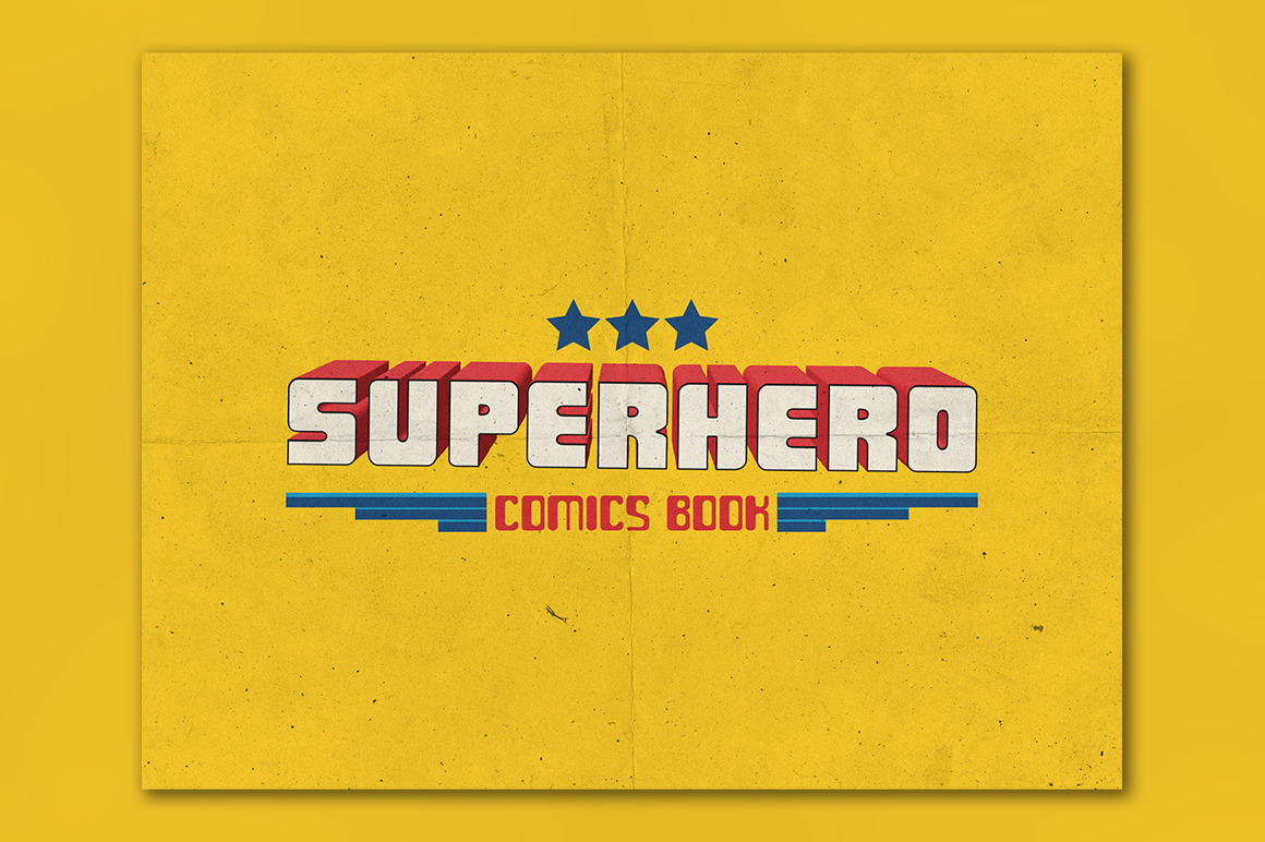 Old Comics Book Text Effects Vol.1 Old Comics Book Text Effects Vol.1