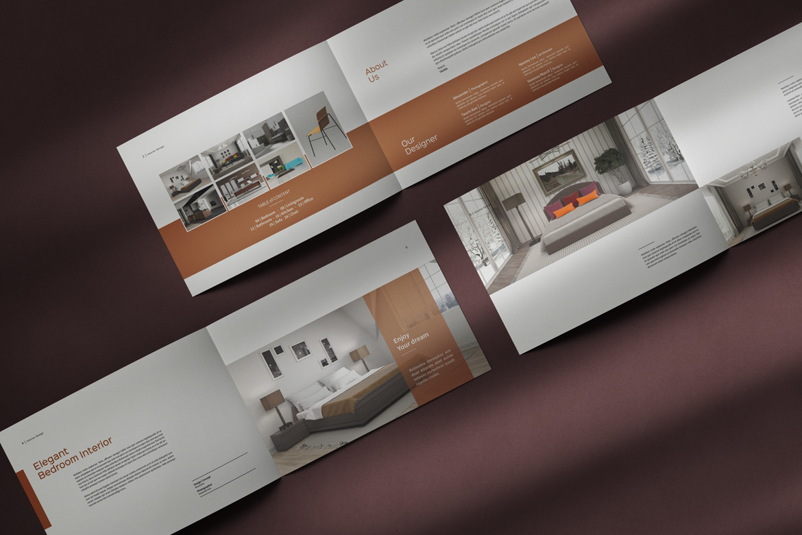 Interior Brochure Template Interior Brochure Template