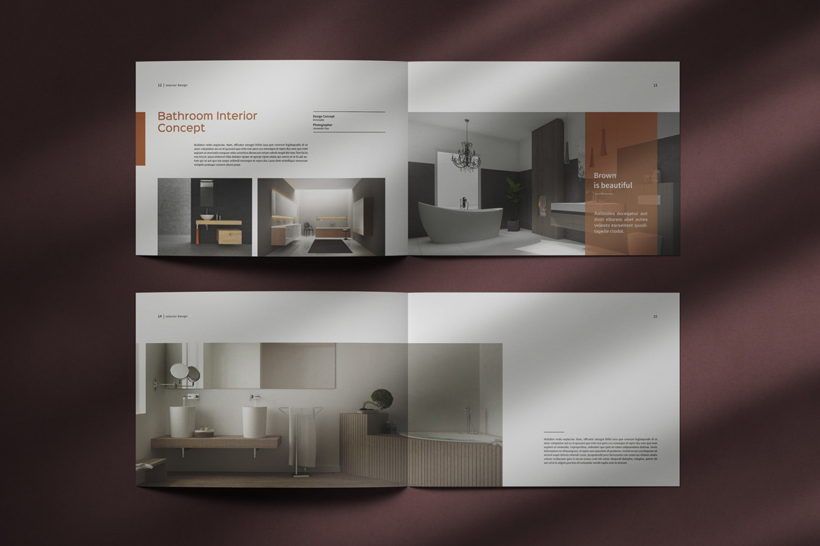 Interior Brochure Template Interior Brochure Template