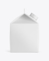 Matte Drink Carton with Screw Cap Mockup