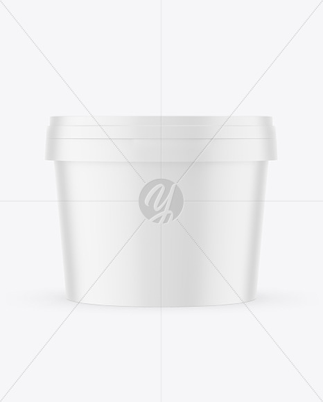 Matte Plastic Jar Mockup