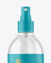 Clear Spray Bottle Mockup