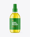 Color Liquid Spray Bottle Mockup