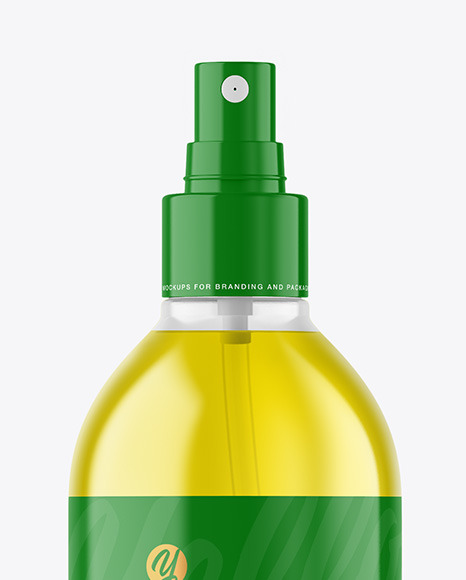 Color Liquid Spray Bottle Mockup