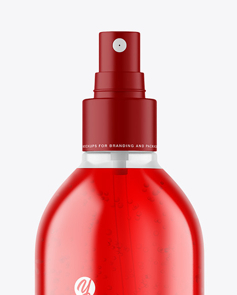Color Liquid Spray Bottle Mockup Color Liquid Spray Bottle Mockup