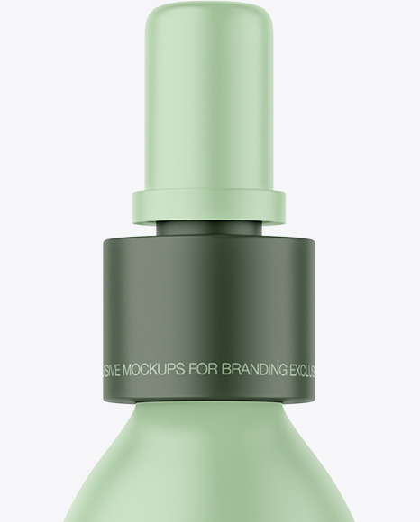 Matte Medical Spray Bottle Mockup