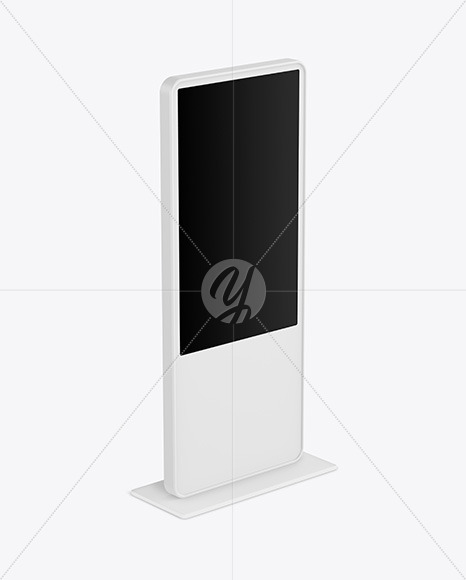 LED Citylight Stand Mockup