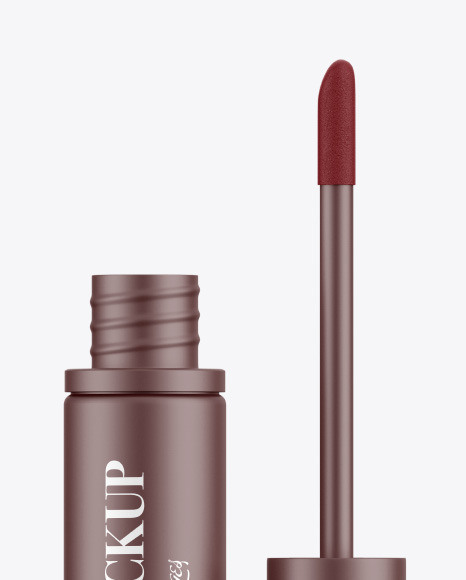 Matte Lipstick Tube Mockup