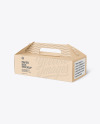 Kraft Paper Box w/ Handle Mockup