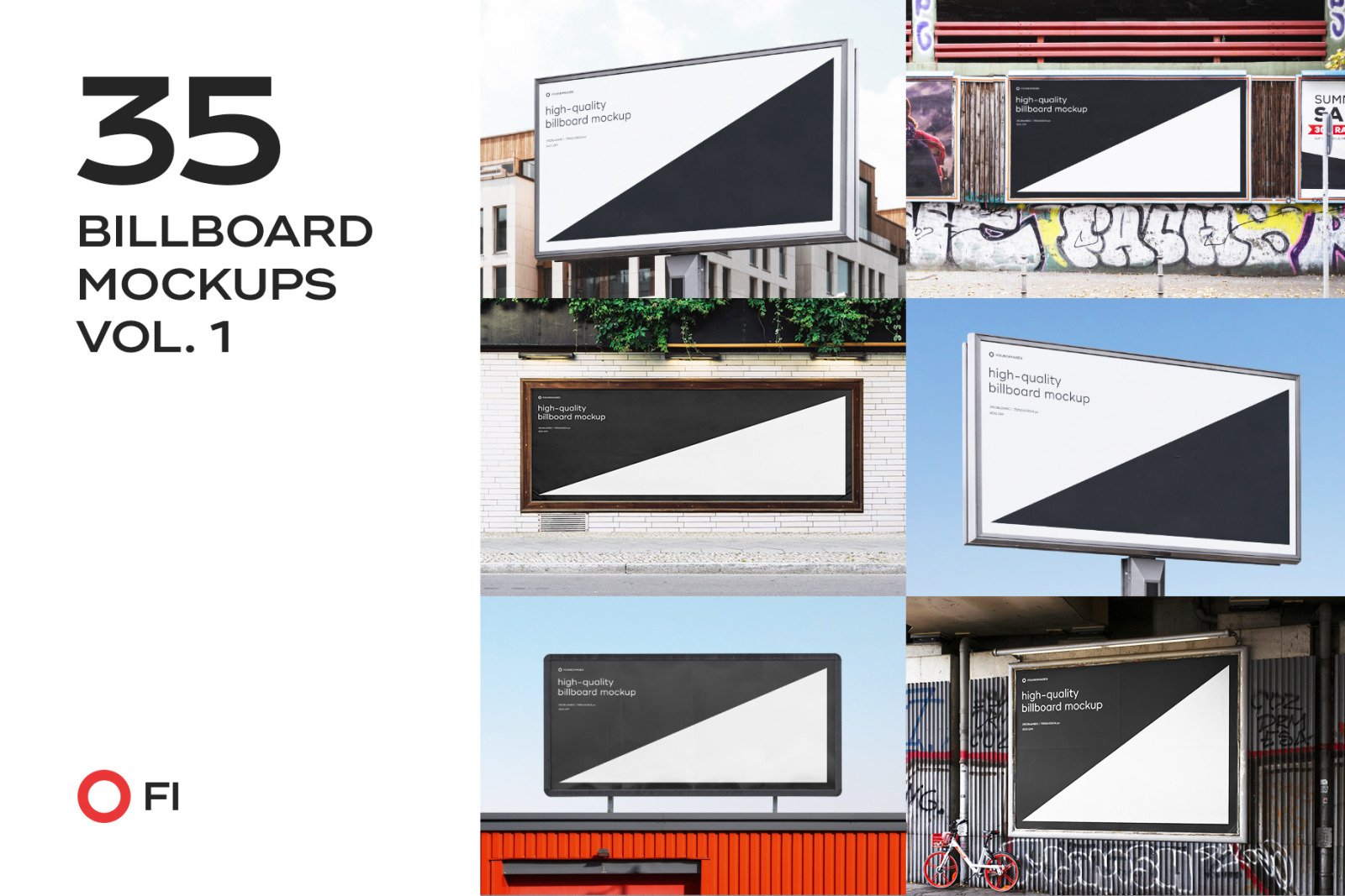 Billboard Mockup Template Bundle vol.1