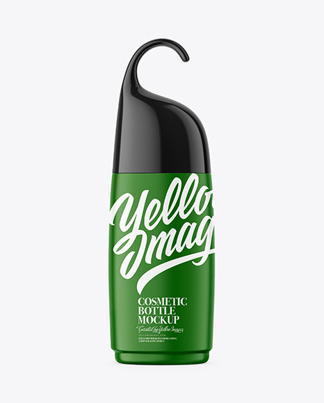 Plastic Shampoo Bottle Mockup