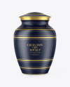 Matte Cremation Urn Mockup