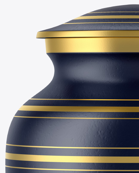 Matte Cremation Urn Mockup