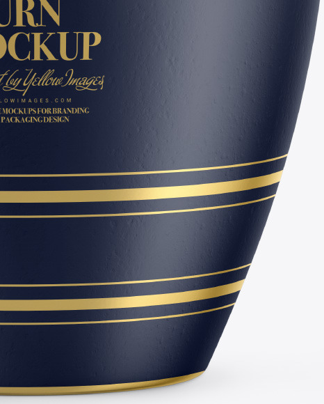 Matte Cremation Urn Mockup