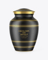 Textured Cremation Urn Mockup