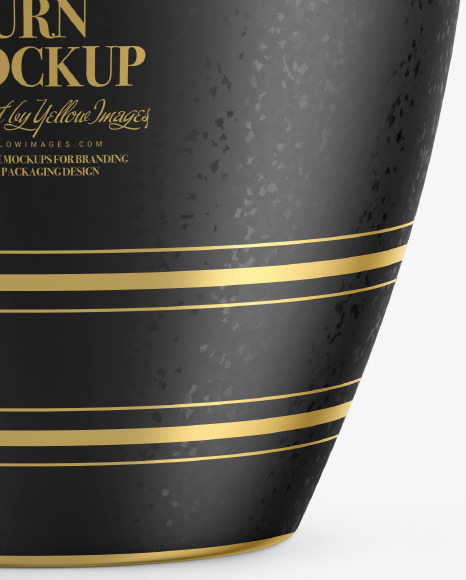 Textured Cremation Urn Mockup