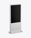 LED Citylight Metallic Stand Mockup