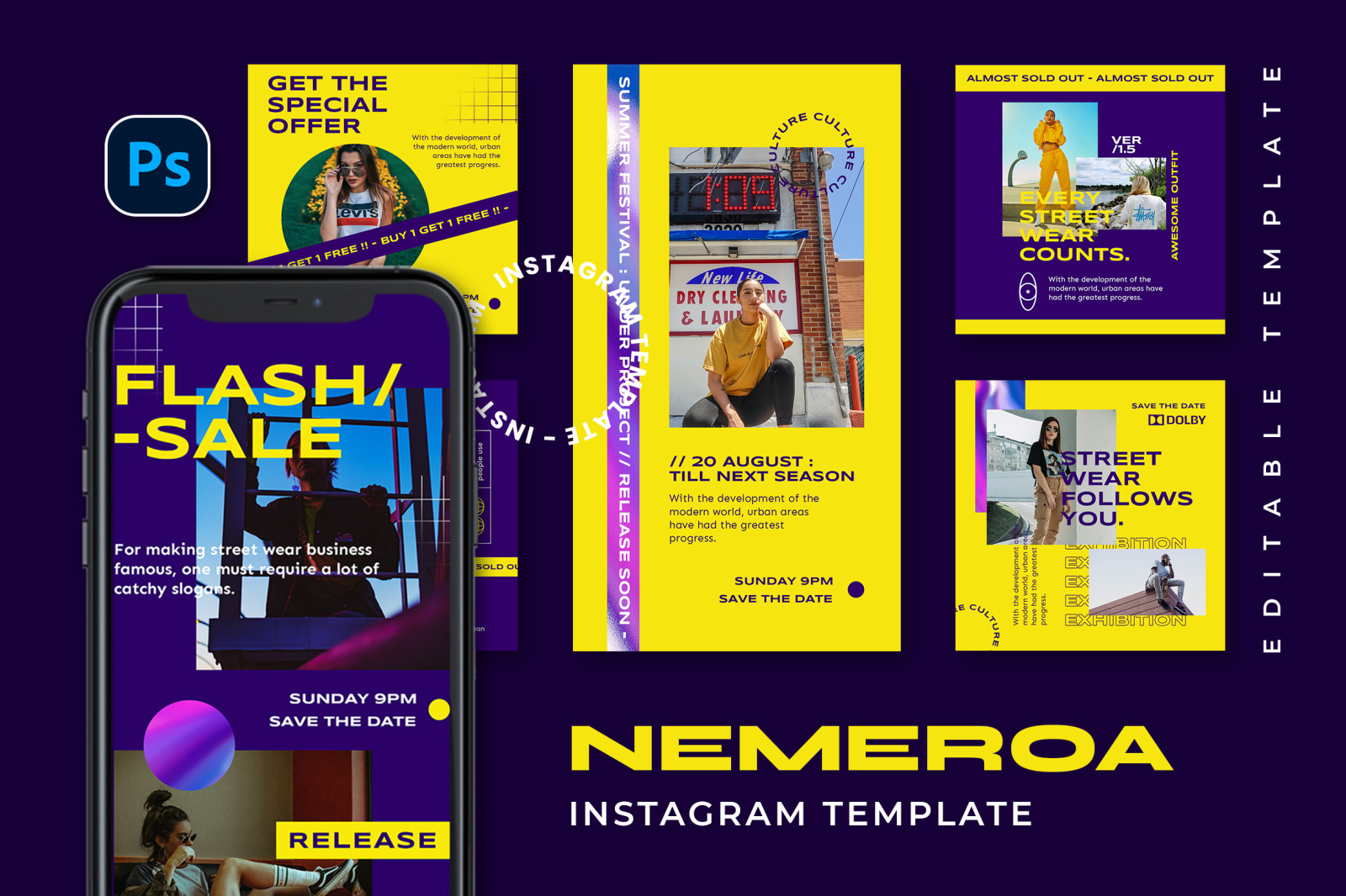 Nemeroa Instagram Template