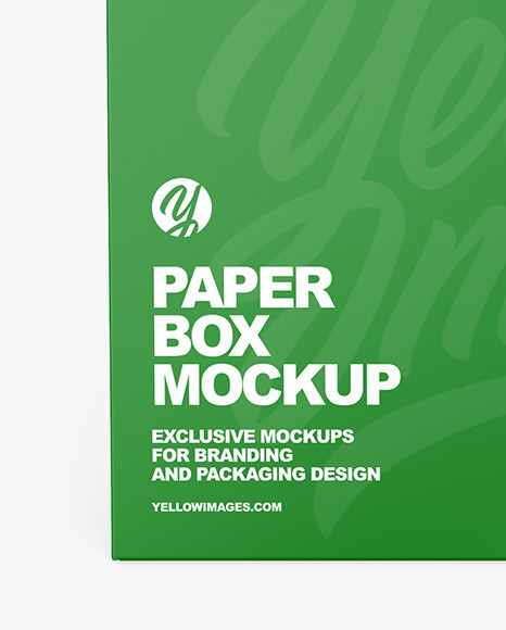 Paper Box Mockup