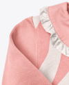 Baby Girl Ruffle Collar Jumper Mockup