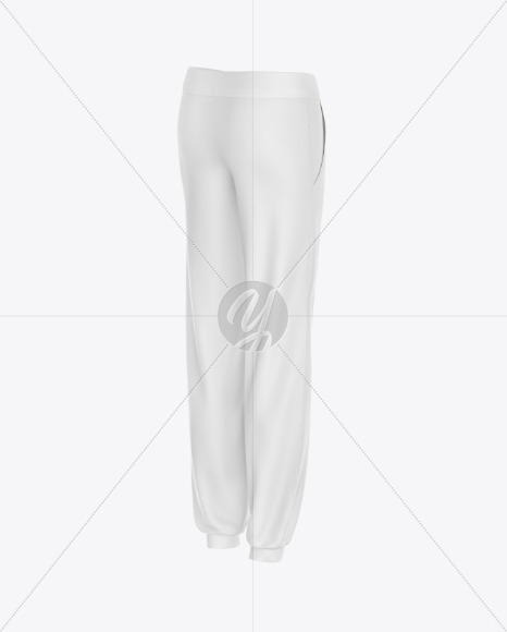 Women's Pants Mockup - Half Side View